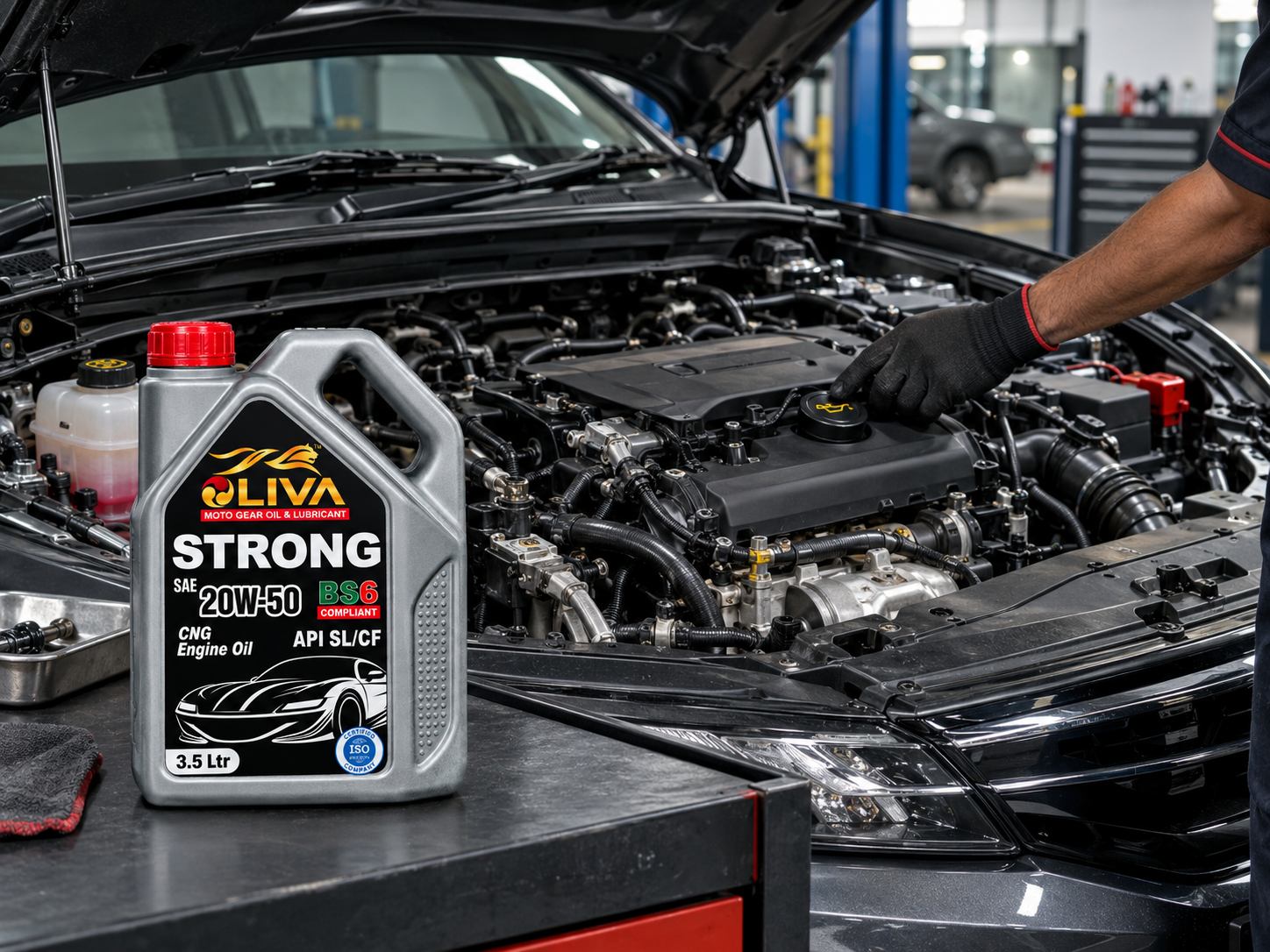 OLIVA engine oil and modern car engine protection